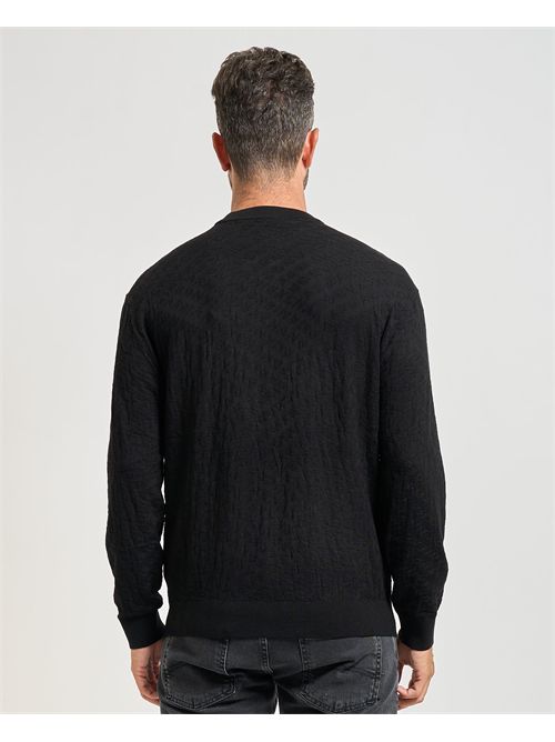 Men's Armani Exchange sweater in viscose blend ARMANI EXCHANGE | XM001316-AF10454UC001